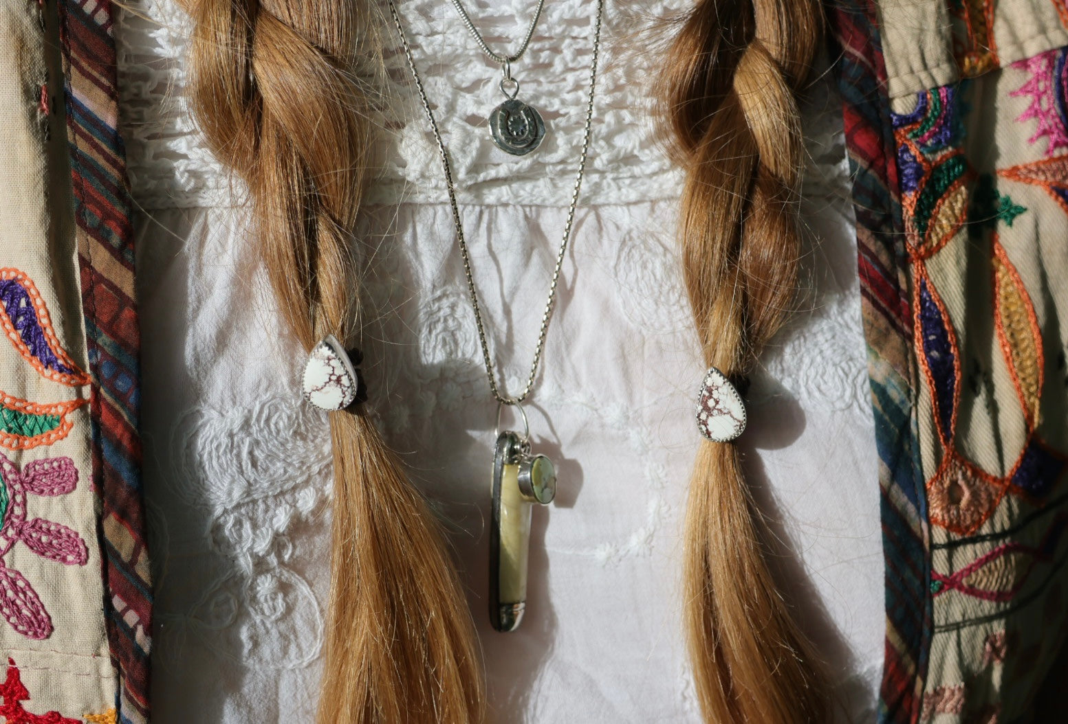 Wild Horse Turquoise Hair Jewellery Set