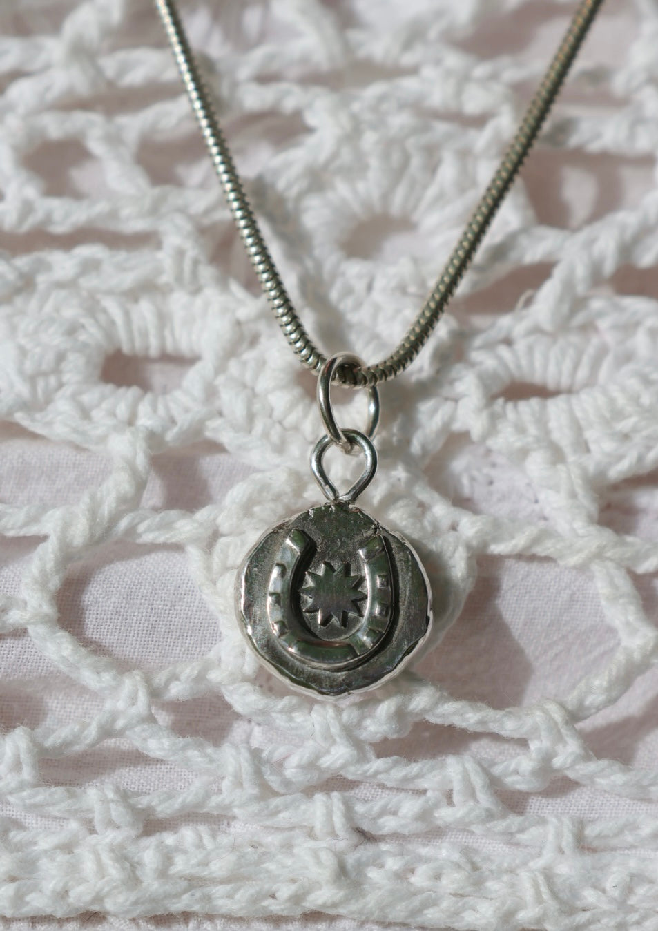 Recycled Silver "Lucky Star" Pendant