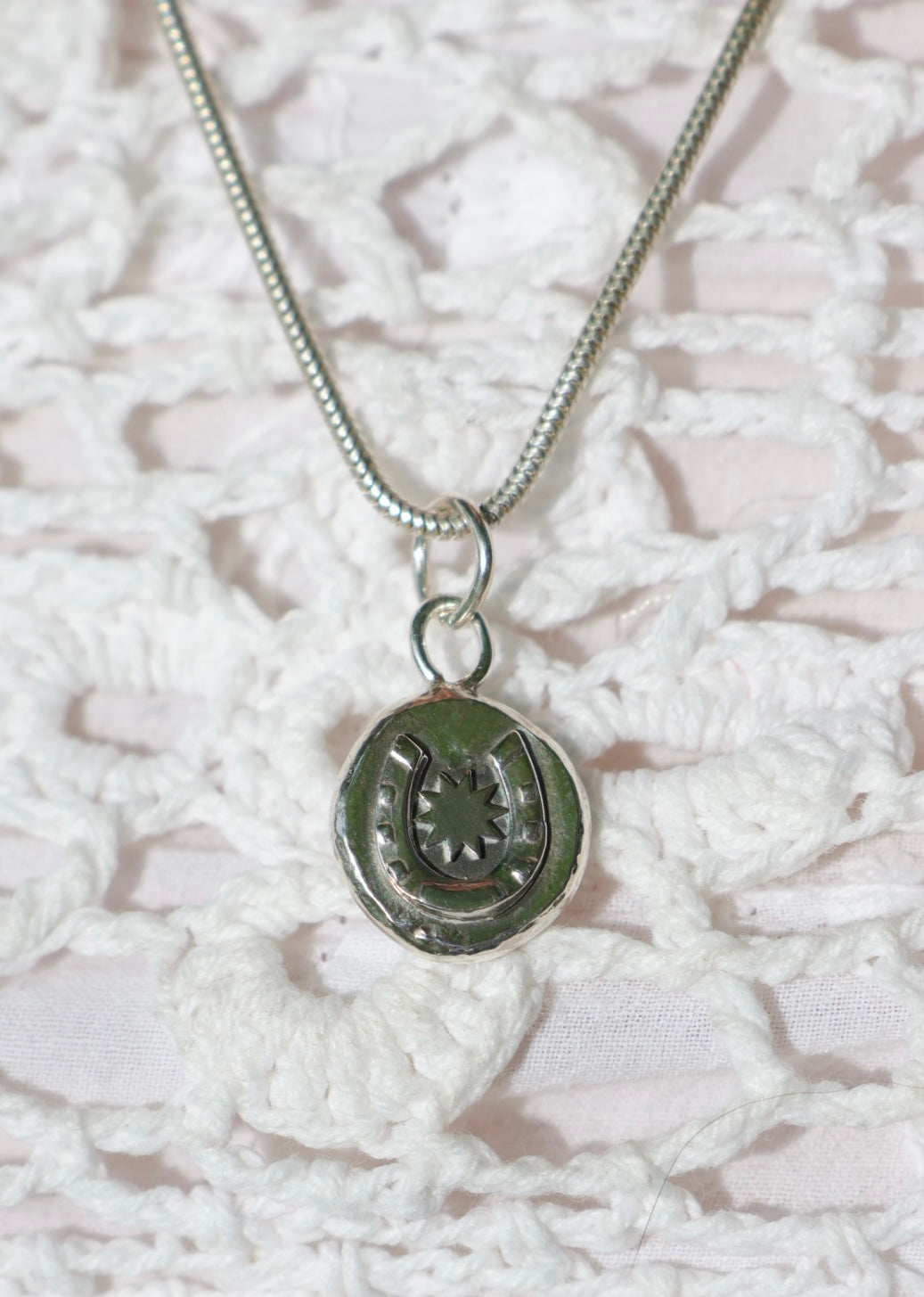 Recycled Silver "Lucky Star" Pendant