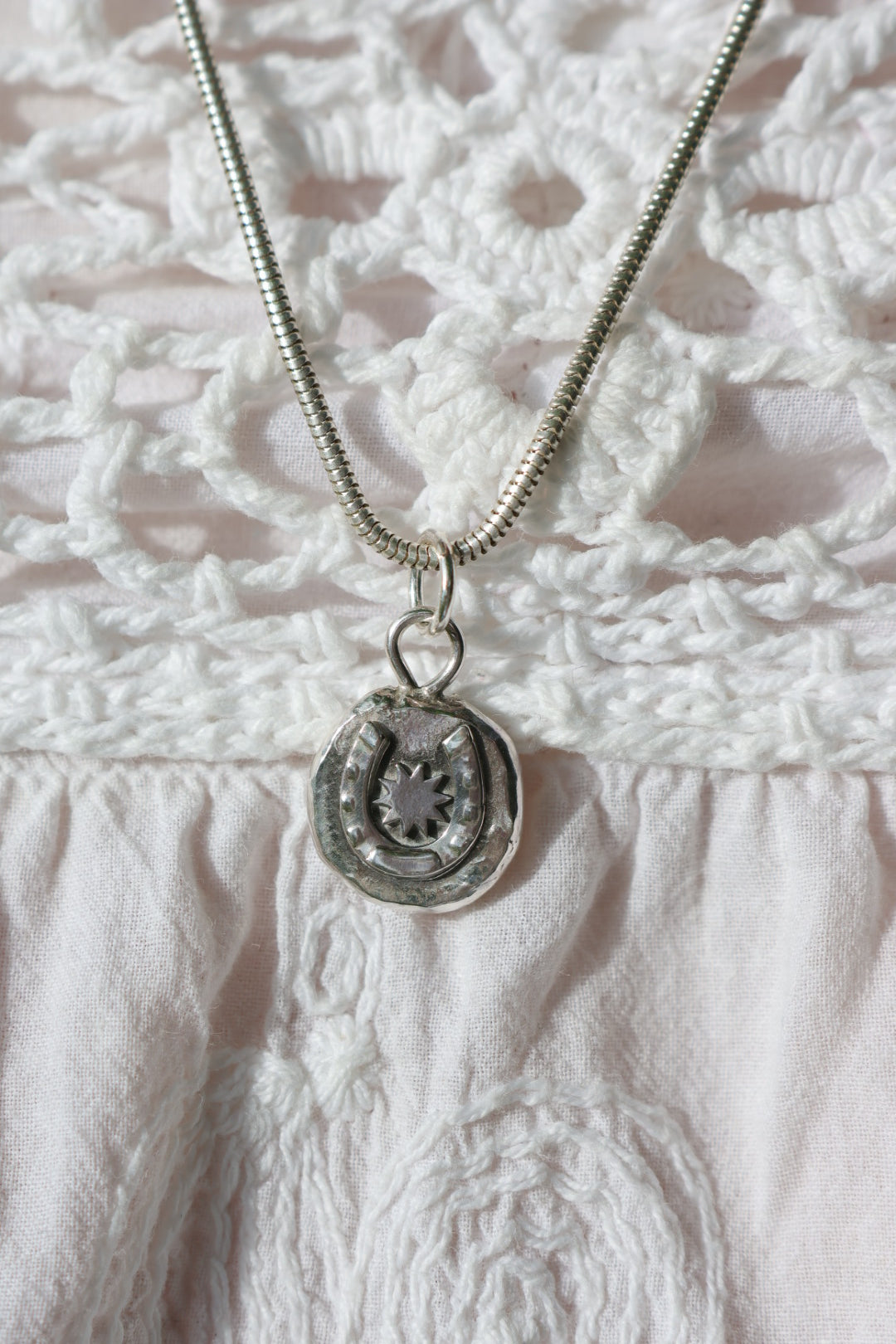 Recycled Silver "Lucky Star" Pendant