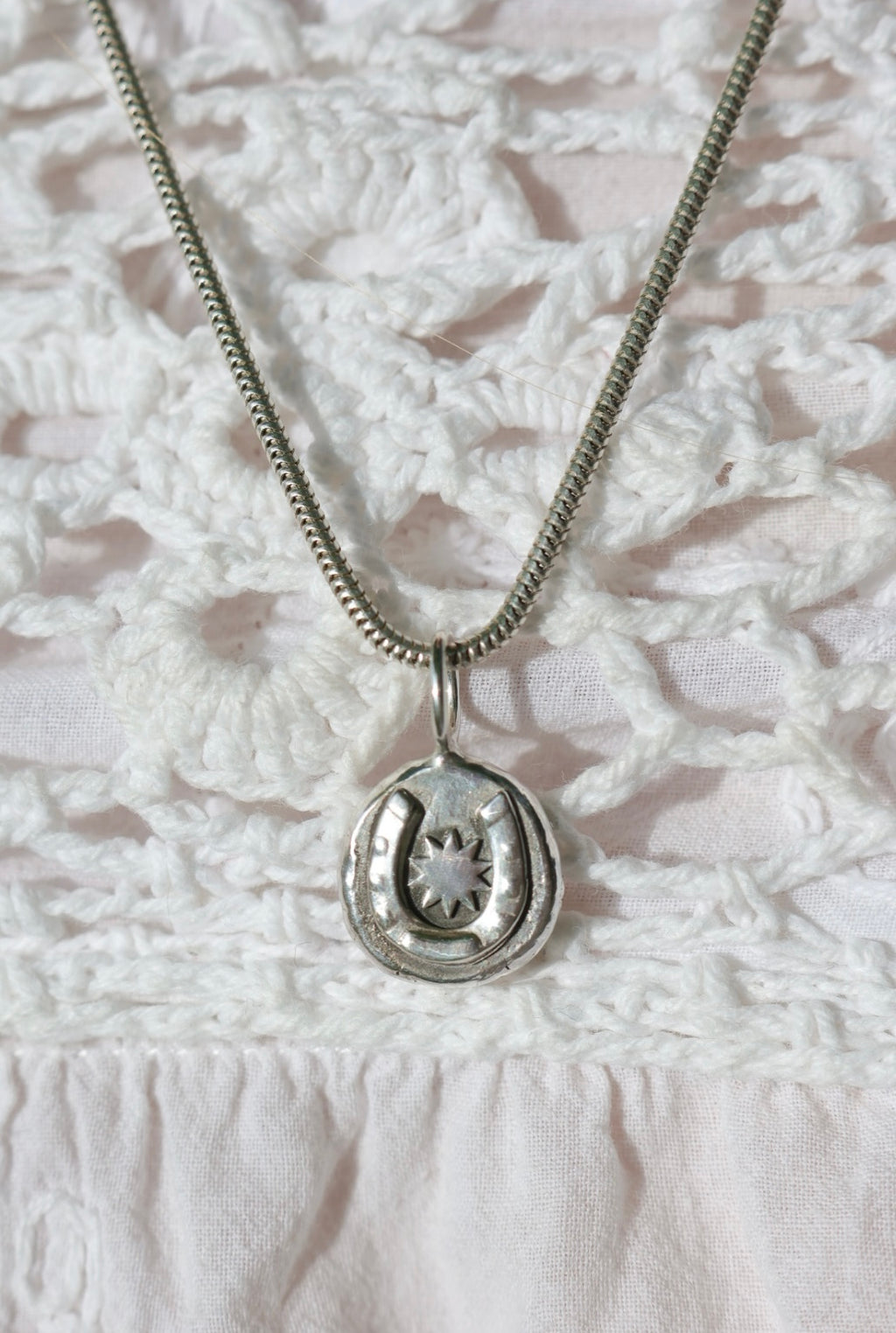 Recycled Silver "Lucky Star" Pendant