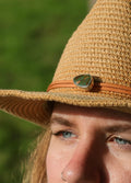Pilot Mountain Turquoise Hat Charm