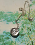 Silver Clay "Lamplight" Necklace