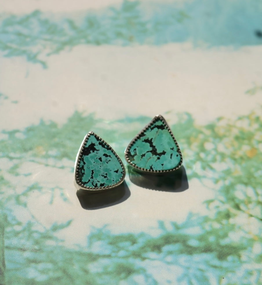 Tibetan Turquoise Hair Jewellery Set