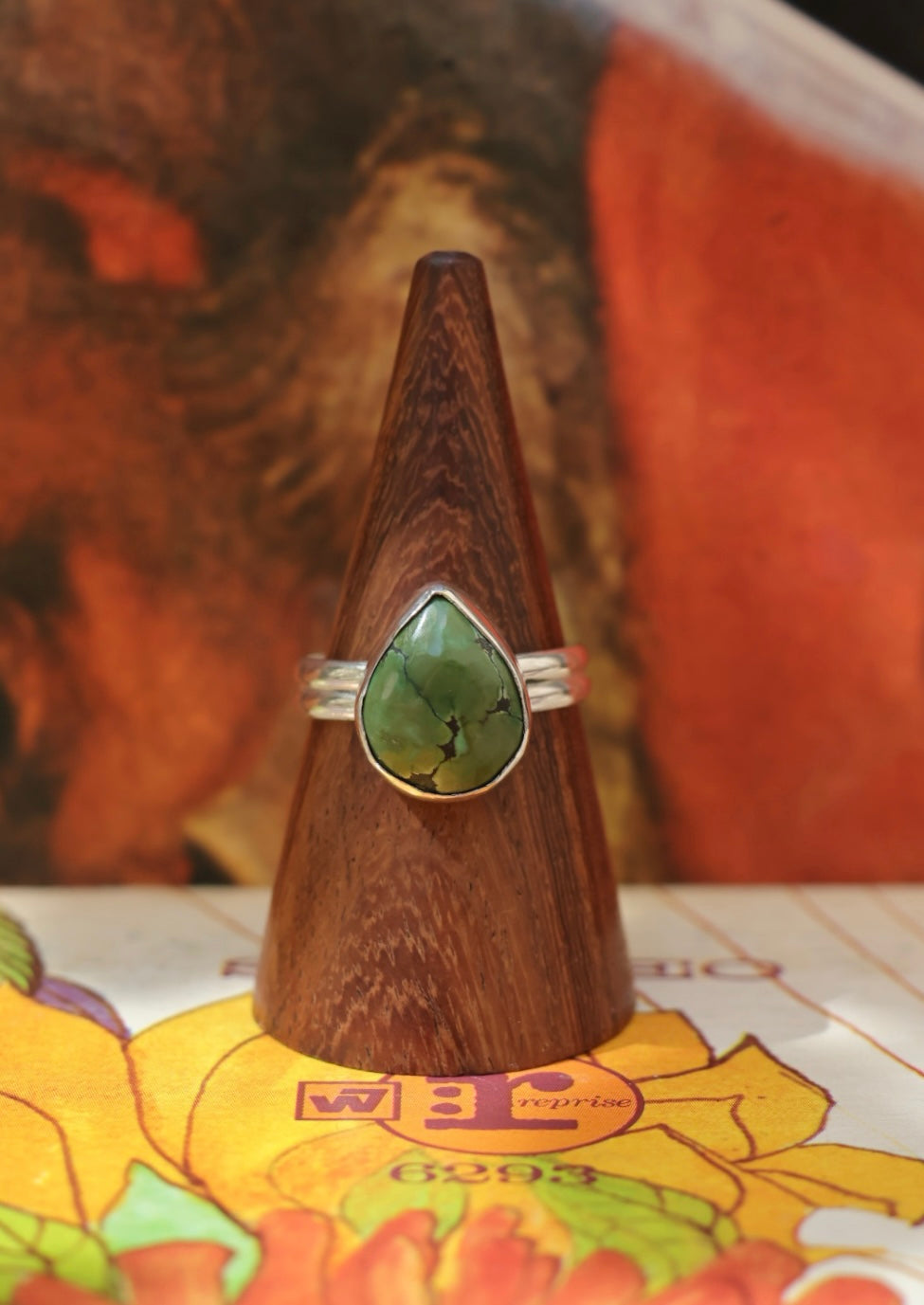 Tibetan Turquoise Ring size 'Q 1/2'