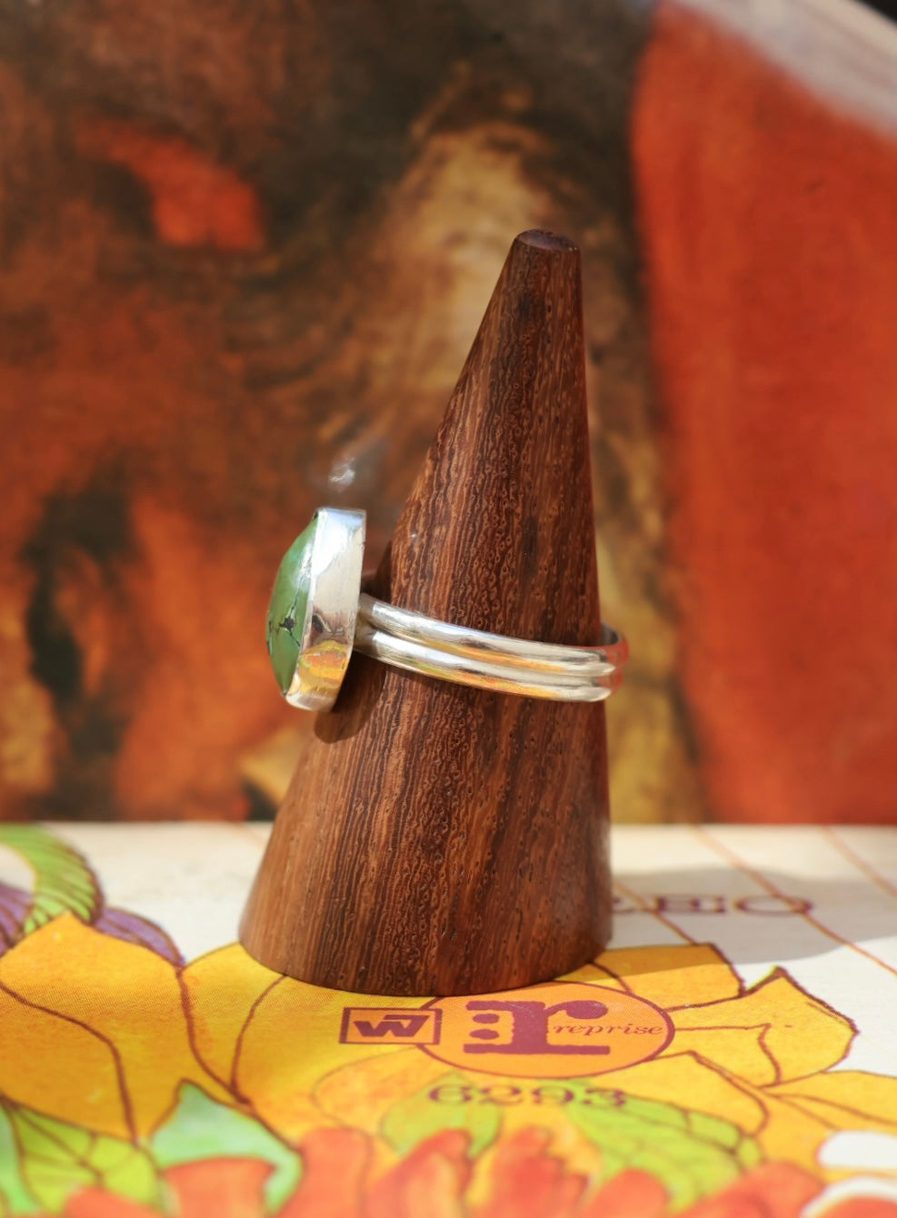 Tibetan Turquoise Ring size 'Q 1/2'