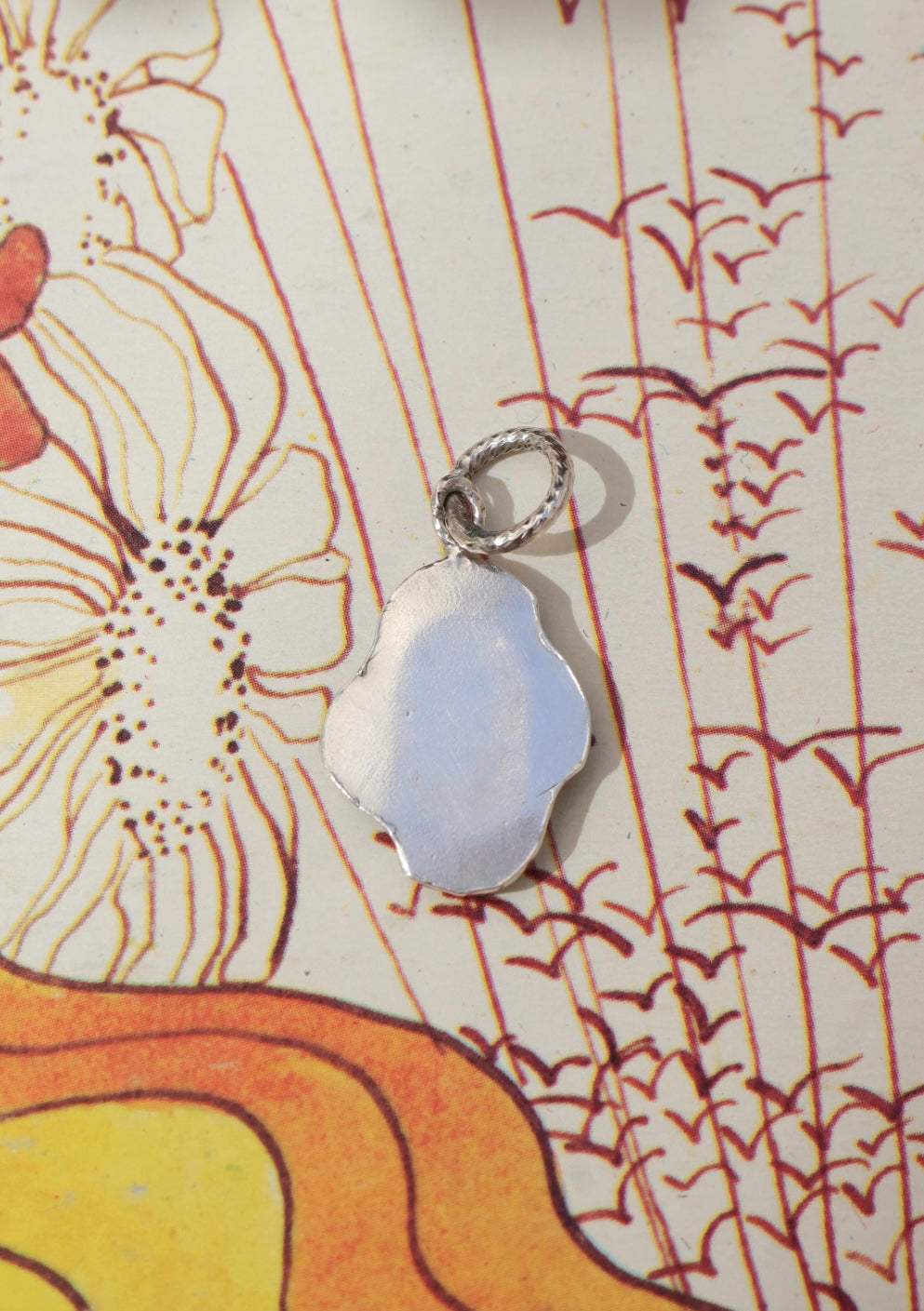 Arizona Turquoise "Cactus Flower" Pendant