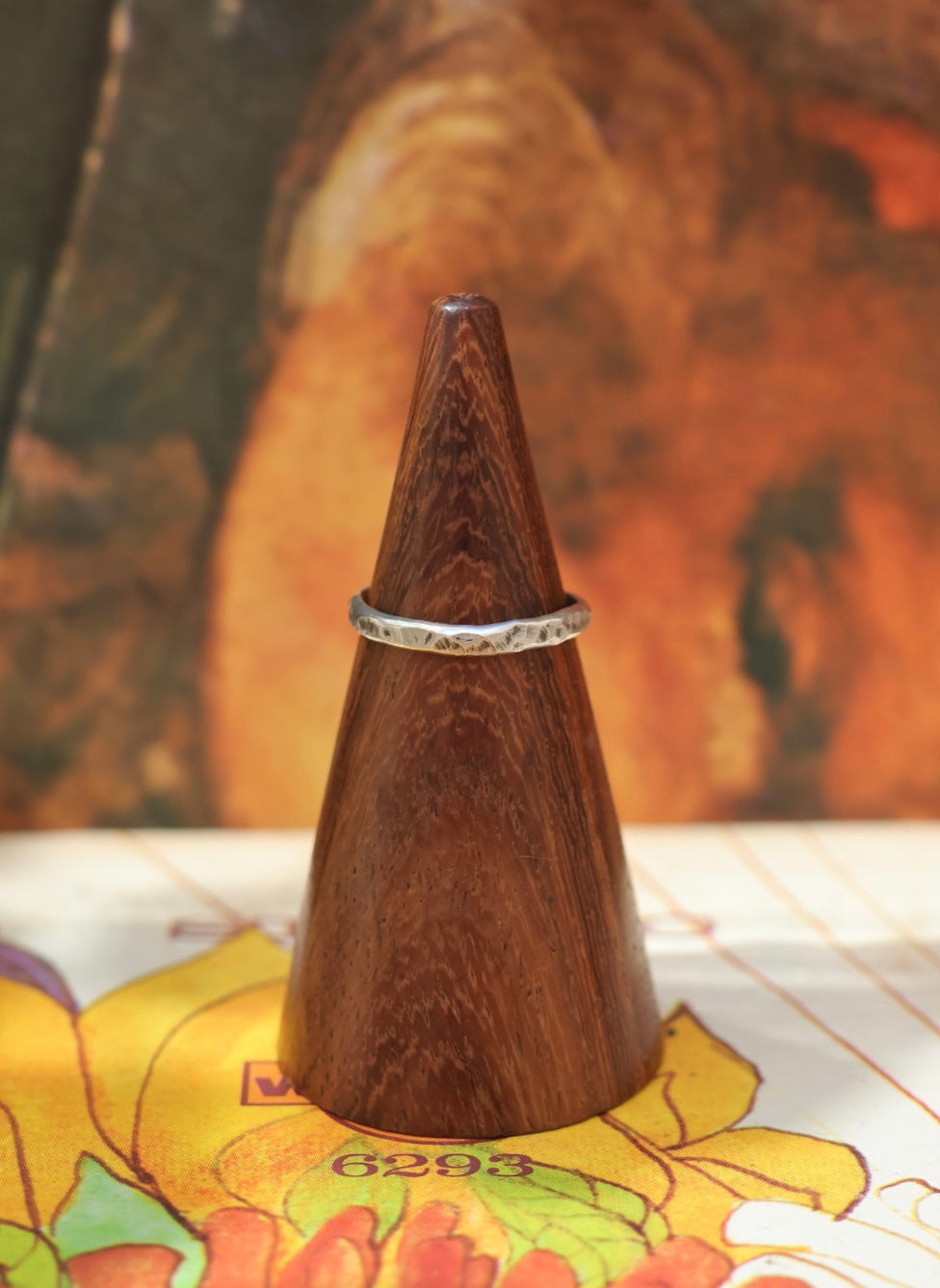Hammered Midi Ring