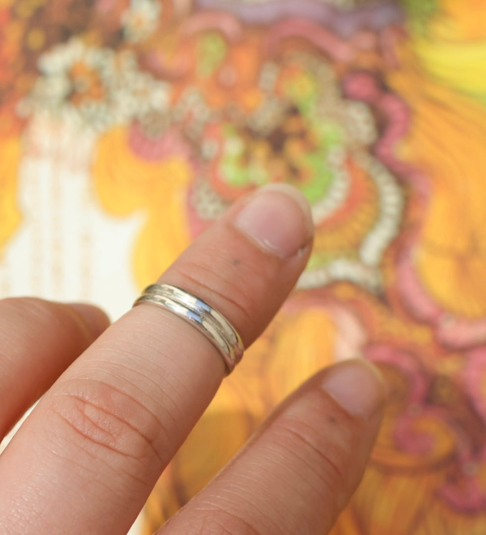 Double Band Midi Ring